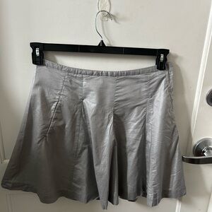 Vintage J.Crew Light Silver-Grey Cotton Skirt